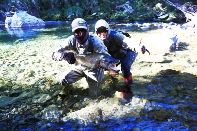 Brothers in fly fishing Brothers in fly fishing