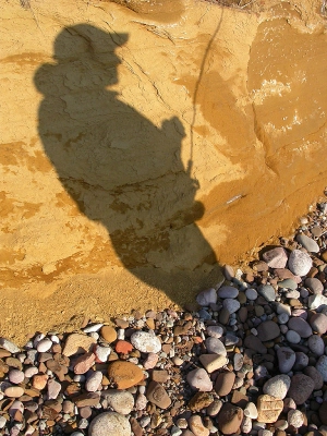 Low sun, hard shadow Low sun, hard shadow