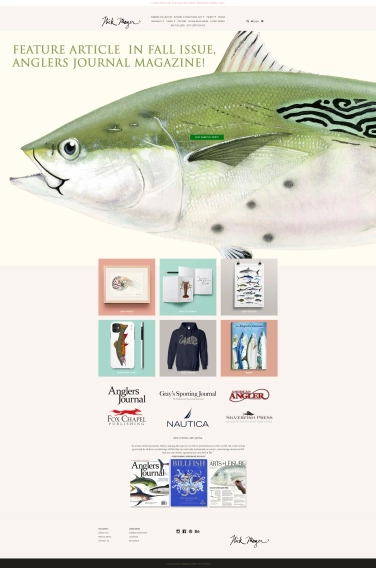 Screen capture from nickmayerart.com Screen capture from nickmayerart.com