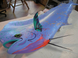 Hand painted dolphin Hand painted dolphin
