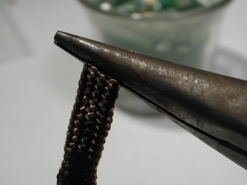 Crimp one end Crimp one end