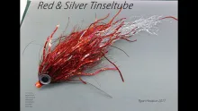 Video thumb for Red and silver tinsel tube fly