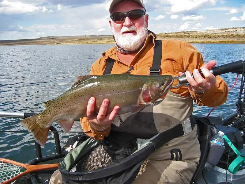 Dennis with a trout