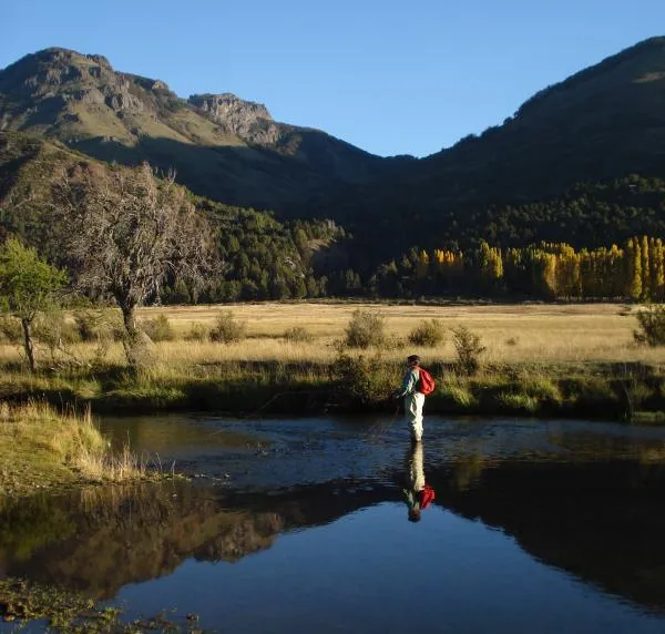 User submitted picture: Ronny in the spring creek...